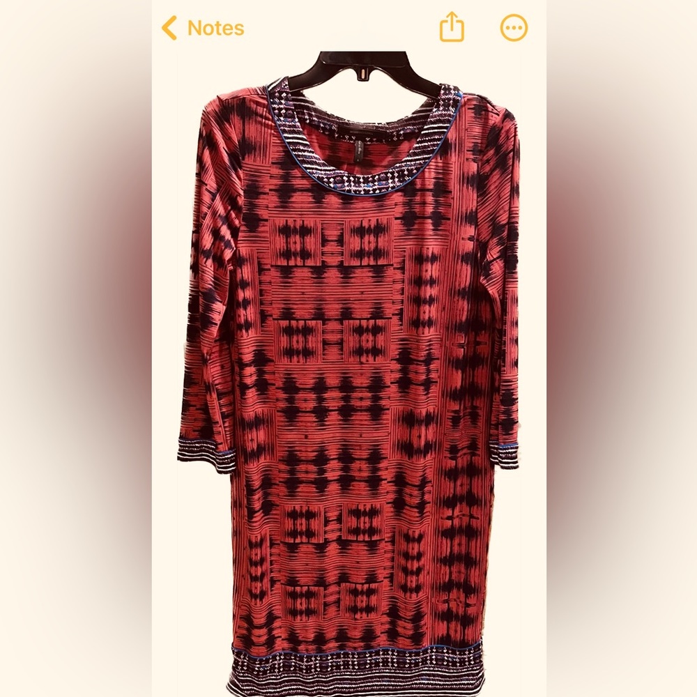 BCBG Maxazria Ania Redberry Shift Dress Size Small